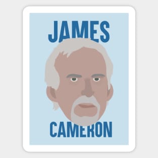 James Cameron Head Sticker